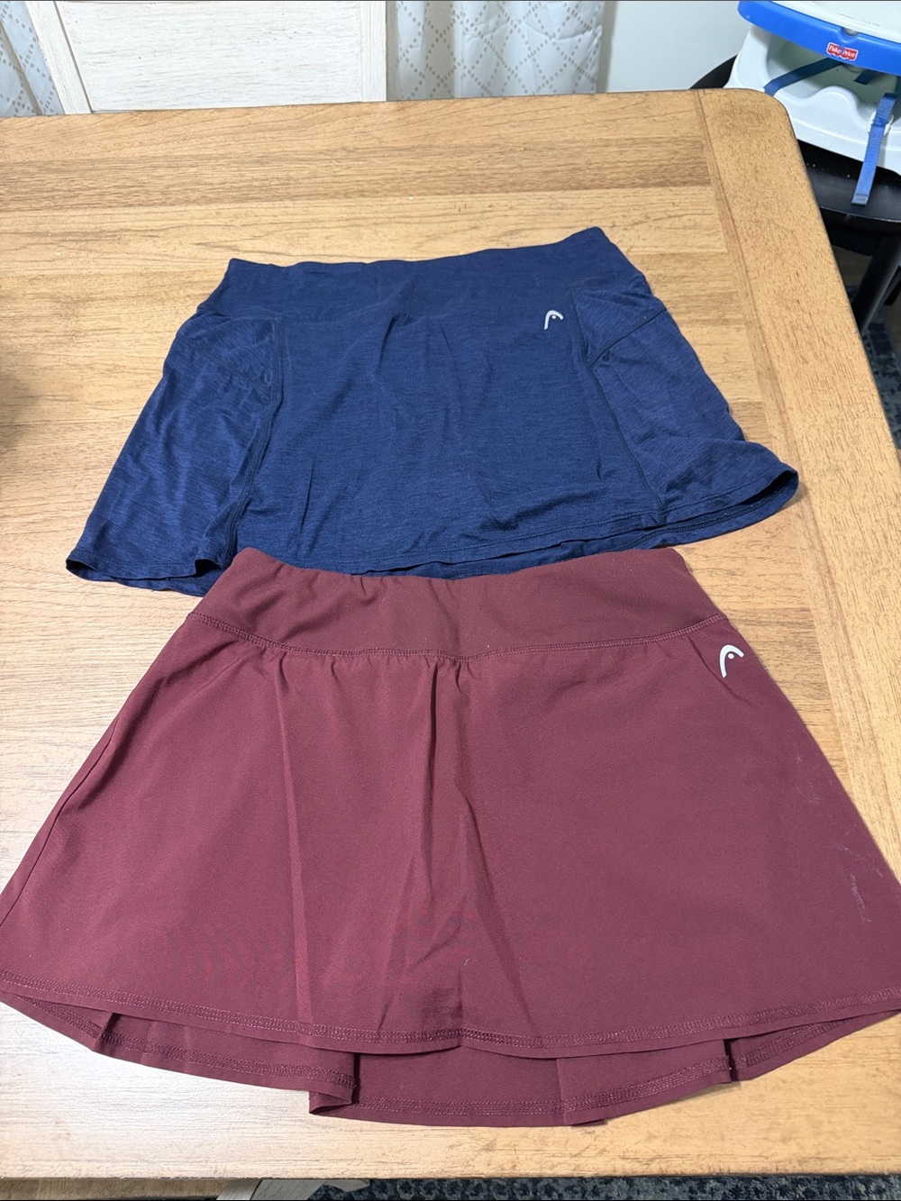 Head Women's Athletic Skorts in Navy and Burgundy